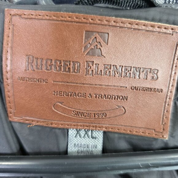 Mens Rugged Elements Plaid Insulated Flannel Shirt Jacket Button Up Size XXL - Picture 3 of 8